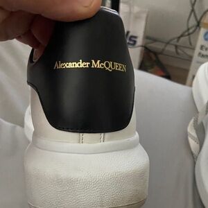 Alexander McQueen Black and White Sneakers 100 authentic
